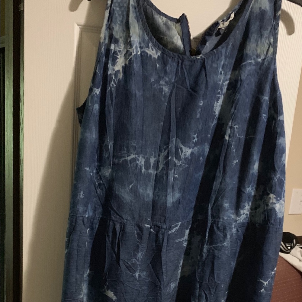 WD-NY long tie dye dress